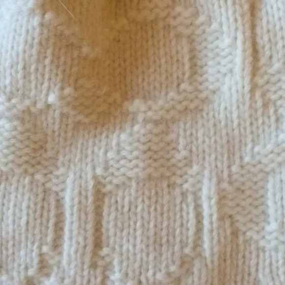 Coach Cream Knit Pom-Pom Hat - Picture 2 of 3
